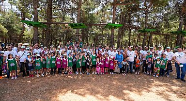 Babalar, çocuklarıyla kamp yaptı