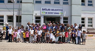 Bağlarlı çocuklar bayram öncesi sevindirildi