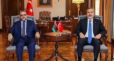 Bakan Fidan, Libya Yüksek Devlet Konseyi Başkanı El-Meşri ile görüştü