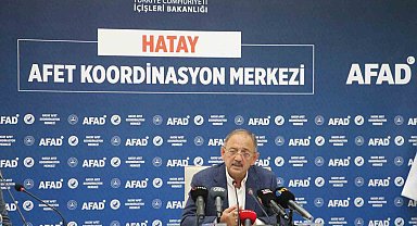 Bakan Özhadeki: "Hatay'ı eski haline kavuşturmak bizim görevimiz"