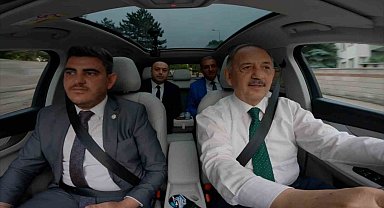 Bakan Özhaseki, Togg kullandı