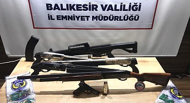 Balıkesir'de 45 aranan şahıstan, 24'ü tutuklandı