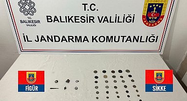 Balıkesir'de jandarmadan tarihi eser operasyonu