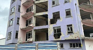 Banaz'ın meşhur perili evi yerle bir oldu