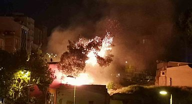 Bandırma'da otluk alanda çıkan yangın korkuttu