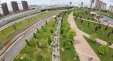 Başakşehir'de bisiklet tutkunları pedalları sağlığa çevirdi