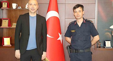 Başkan Arıkan, Jandarma Komutanı Devrim'i ağırladı