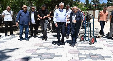 Başkan Başdeğirmen, Anadolu Mahallesi Camisinde çalışmaları inceledi