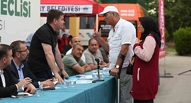 Başkan Dinçer mahalle sakinlerini dinledi