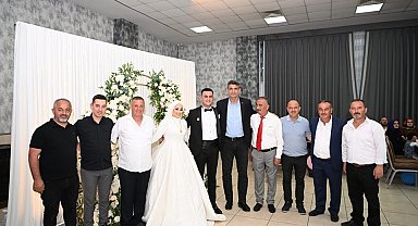 Başkan Kocaman mutluluklara ortak oluyor