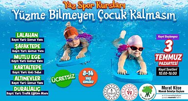 Başkan Murat Köse: "Bu yaz da yüzme bilmeyen binlerce çocuk yüzme öğrenecek"