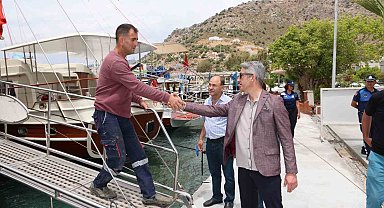 Başkan Oktay, Selimiye ve Bozburun'da incelemelerde bulundu