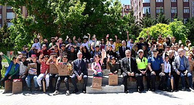 Başkan Pekyatırmacı Trafik Eğitim Parkı'nda çocuklarla bir araya geldi