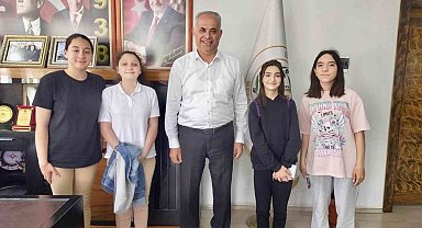 Başkan Yaman öğrencilerin sorularını cevapladı