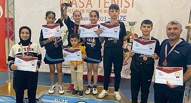 Batman, masa tenisi Türkiye finallerinde derece elde etti