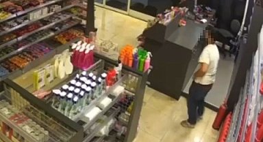 Batman'da çevreyi kollayan hırsız, bir anlık boşlukla kasadan paraları aldı