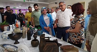 Batman'da el sanatları sergisine yoğun ilgi