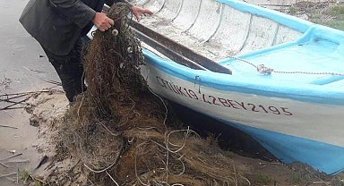 Beyşehir Gölü hayalet ağlardan temizleniyor