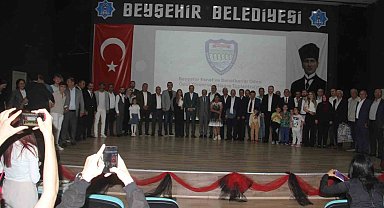 Beyşehir'de emektar esnaf ödüllendirildi