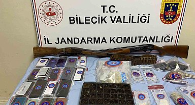 Bilecik'te 111 personelin katılımıyla 21 noktaya uyuşturucu operasyonu