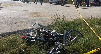 Bilecik'te hafifi ticari araç ile motosiklet çarpıştı: 1 ağır yaralı