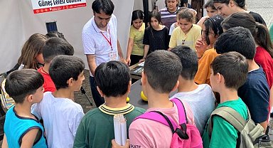 Bilgievi öğrencileri Sur Bilim Şenliğine katıldı
