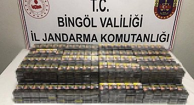 Bingöl'de 720 paket kaçak sigara ele geçirildi