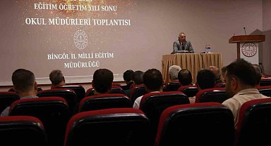 Bingöl'de eğitim- öğretim değerlendirme toplantısı yapıldı