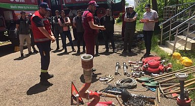 Bingöl'de orman yangınlarıyla mücadele eğitimi