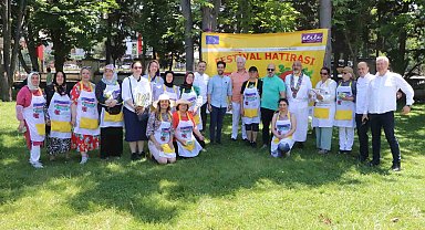 Birbirinden lezzetli ot yemekleri yarıştı