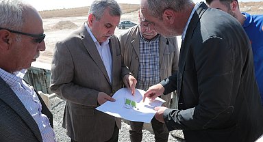 Birecik'te sürdürülen çalışmalar yerinde incelendi