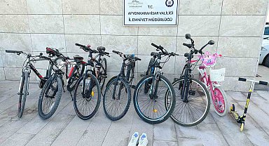 Bisiklet, scooter ve ayakkabı çalan 2 şahsı polis yakaladı