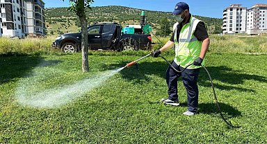 Bozüyük'te haşere mücadelesi kene ilaçlaması ile sürüyor