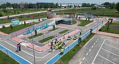 Bu parkurda 1 yılda 3 bin 800 öğrenciye eğitim verildi