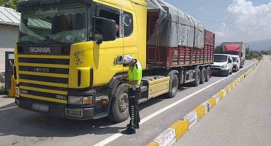 Burdur'da 12 araç trafikten men edildi
