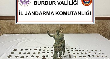 Burdur'da tarihi eser operasyonu