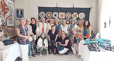 Burhaniye'de kadın kursiyerlere yardım teşekkürü