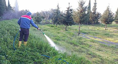 Burhaniye'de Mezarlıklar bayrama hazırlanıyor