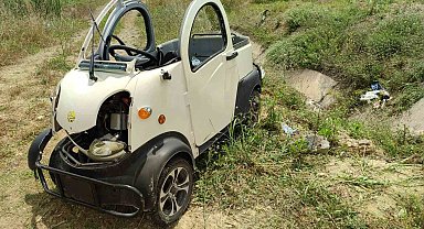 Bursa'da elektrikli bisiklet su kanalına uçtu: 3 yaralı