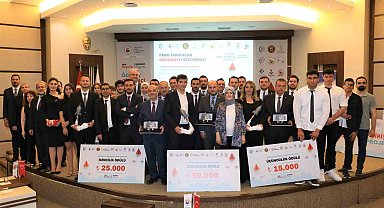 Büyük yarışmada ödüller sahibini buldu