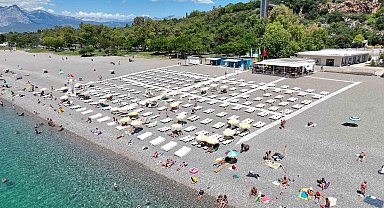 Büyükşehir'in Ekdağ plajları sezona hazır