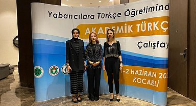 ÇAKÜ akademisyenleri "Yabancılara Türkçe Öğretiminde Akademik Türkçe Çalıştayı"na katıldı