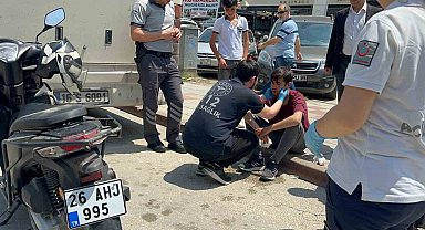 Çalınan motosikletini teslim aldı, park halindeki otobüse çarptı