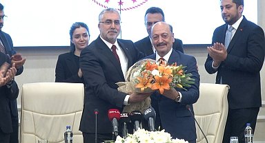 Çalışma ve Sosyal Güvenlik Bakanlığı'nda devir teslim töreni