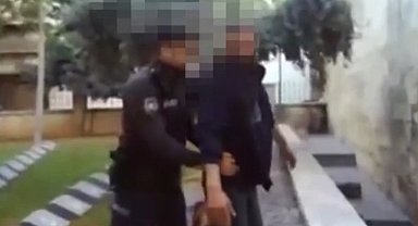 Camiden hırsızlık yapan şüpheli yakalandı