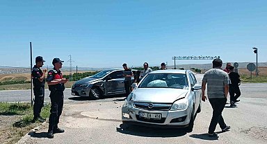 Çankırı'da iki otomobil çarpıştı: 1 yaralı