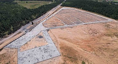 Çayırova'nın yeni mezarlığı defne hazır