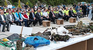 Çevre gününde temizlenen denizden bakın neler çıktı