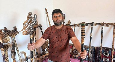 Çobanlığı bıraktı, gönül verdiği sanatını icra ediyor