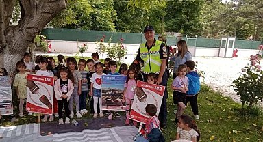 Çocuklar için "Tatilde de Trafik Kuralları Aklımda" projesi geliştirildi